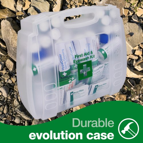 Evolution First Aid Kit With 2 X 500ml Comprehensive 1-10 Persons