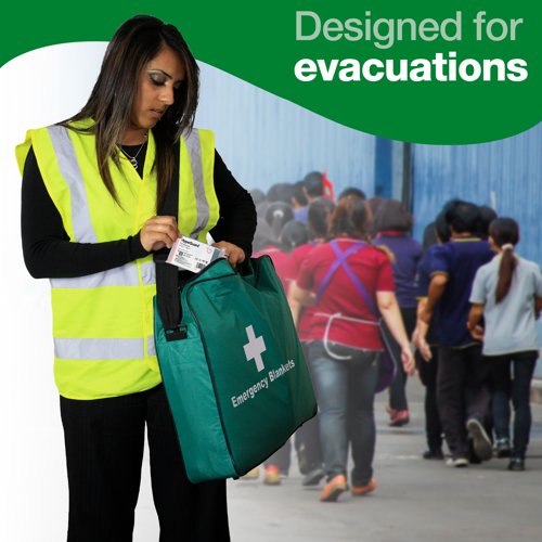 Emergency Foil Blanket Kit 100 Blankets In Carry Case