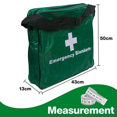 Emergency Foil Blanket Kit 100 Blankets In Carry Case