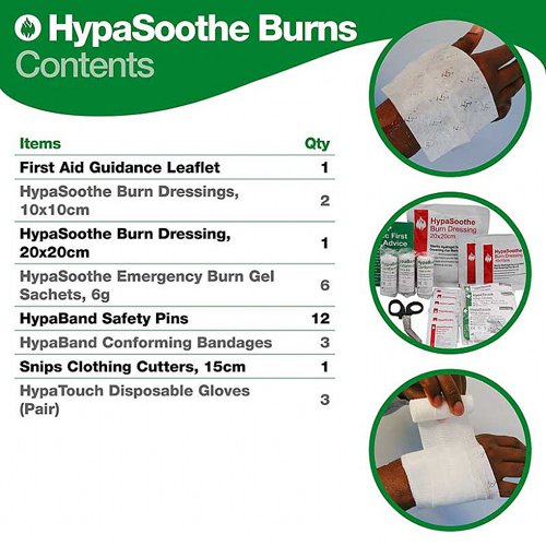HypaSoothe Burns Kit Medium, nylon carry bag