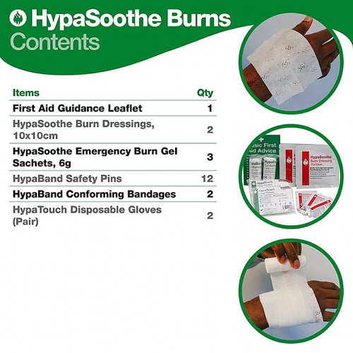 HypaSoothe Burns Kit Small, nylon carry bag