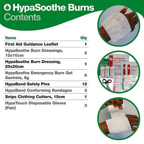HypaSoothe Burns Kit Medium, Vinyl Wallet