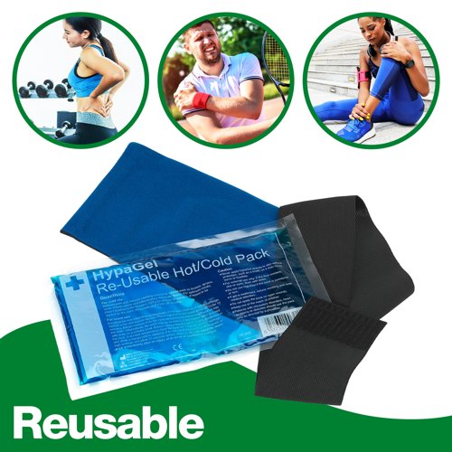 HypaGel Hot/Cold Standard Pack+Cuff Std. Gel Pack+Compression Cuff