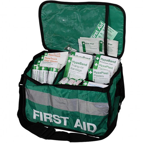 HSE Statutory First Aid Kit in Haversack, 1-10 Persons