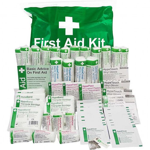 HSE Value First Aid Kit, in Vinyl Wallet, 21-50 Persons