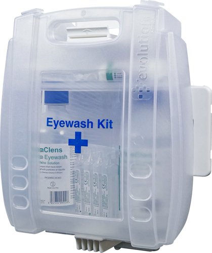 Evolution Plus 2x500ml Eye Wash Kit with 8 Eye Wash Pods without Mirror