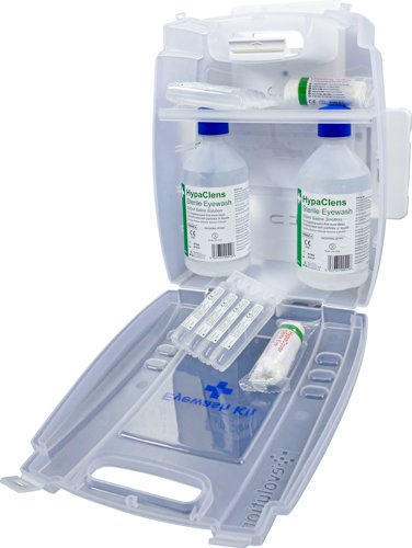 Evolution Plus 2x500ml Eye Wash Kit with 8 Eye Wash Pods without Mirror