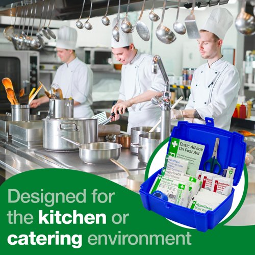 Evolution Bar/Kiosk Catering First Aid Kit 1-5 Person Blue EvolutionCase