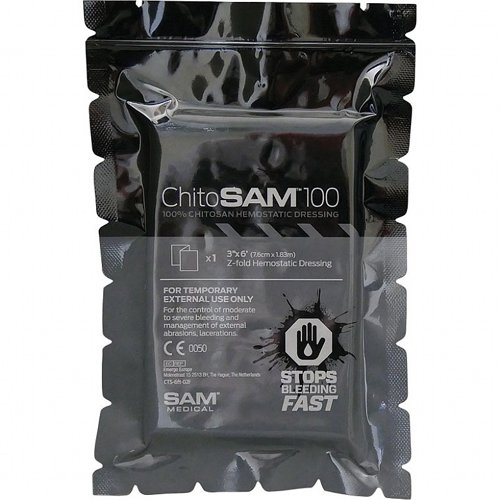 Chito-SAM Haemostatic Dressing Single, Z-Fold, 7.5cm x 183cm