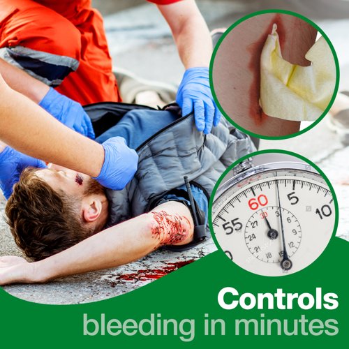 Chito-SAM Haemostatic Dressing Single Z-Fold 7.5cm x 183cm