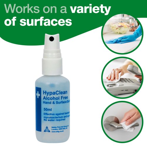 HypaClean Hand&Surface Cleaner 50ml Alcohol-Free