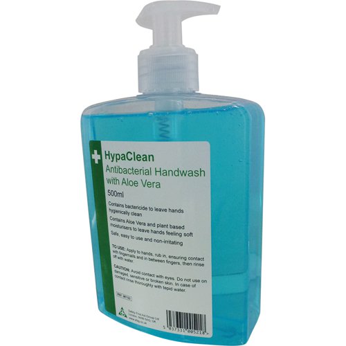 HypaClean AntiBacterial Hand Wash 500ml Pump Dispenser