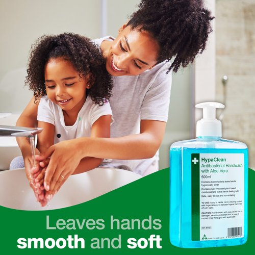 HypaClean AntiBac Handwash 500ml Pump Dispenser