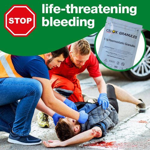Celox Haemostatic Agent Single Sachet 15g