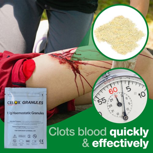 Celox Haemostatic Agent Single Sachet 15g