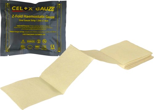 Celox Haemostatic Gauze