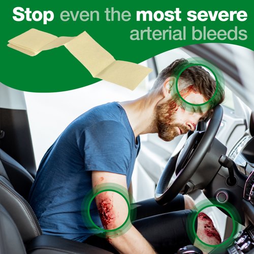 Celox Haemostatic Gauze Single Z-Fold 5ft