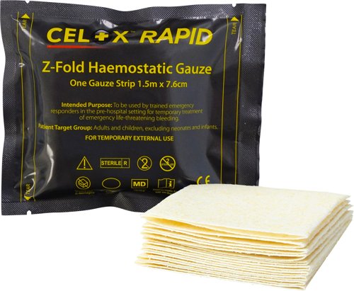 Celox Rapid Haemostatic Gauze