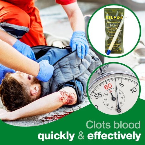 Celox Haemostatic Applicator Single Pre-Filled 6g plunger