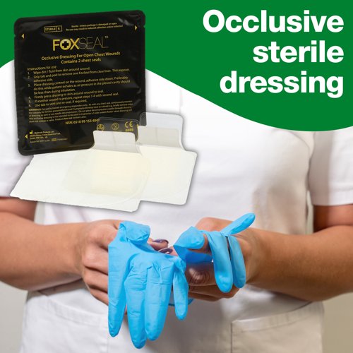 Foxseal Crease Free Chest Seal 2 seals per single pack