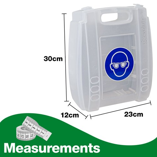 Eye Protection PPE Dispenser Empty