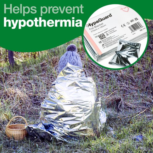 HypaGuard Foil Blanket 210cm x 130cm (Pack 6) - Q2023T