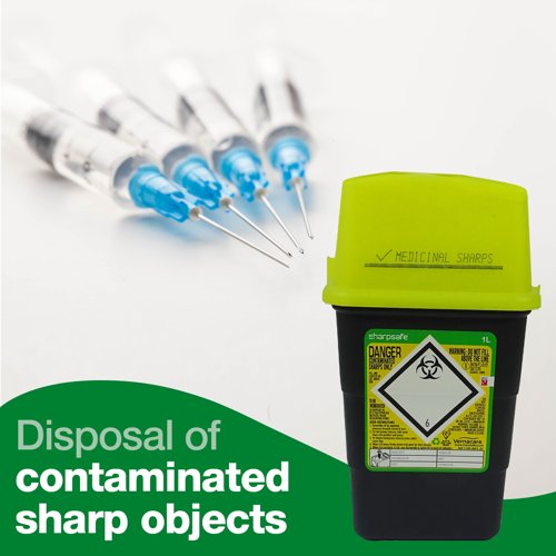 Sharps Disposable Box 1 litre