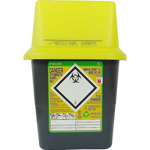 Sharps Disposal Box 4 litre