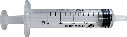 Disposable Luer Slip Syringe 5ml pack of 100