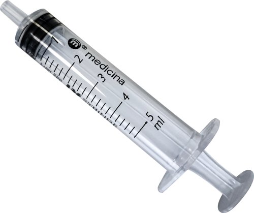 Disposable Luer Slip Syringe 5ml pack of 100