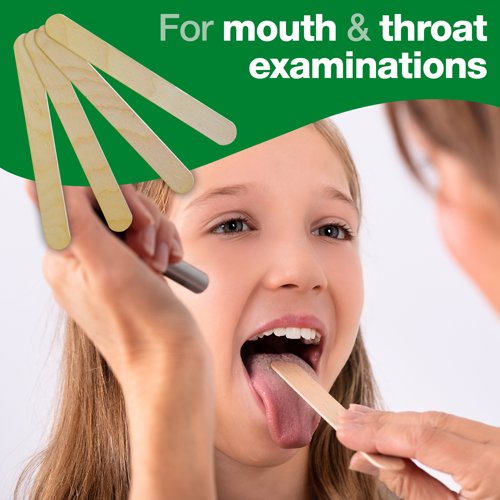 Wooden Tongue Depressors pk100 Tongue Depressor