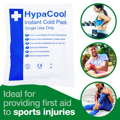 HypaCool Instant Cold Pack Compact Urea 100g 12.5x15cm