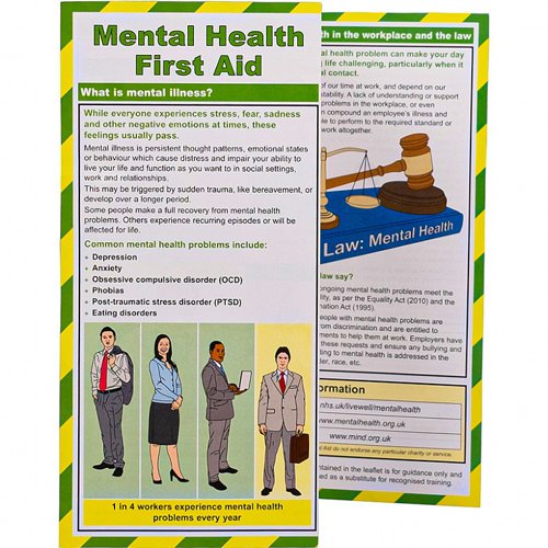 Mental Health FirstAid Leaflet 