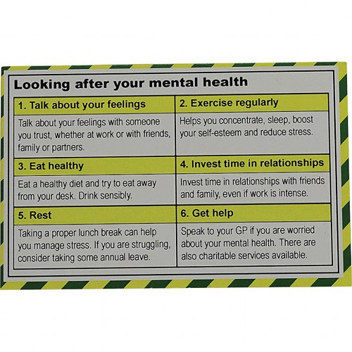 Mental Health Guidance Card NA