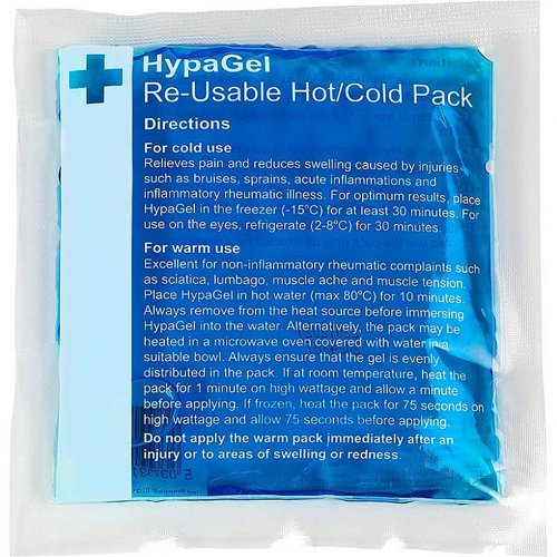 HypaGel Hot/Cold Pack Compact PK3 Reusable 13x14cm 140g