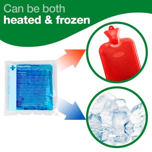 HypaGel Hot/Cold Pack Compact PK3 Reusable 13x14cm 140g