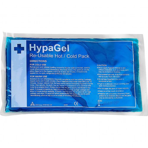 HypaGel Hot/Cold Pack Standard PK3 Reusable 27x16.5cm 440g