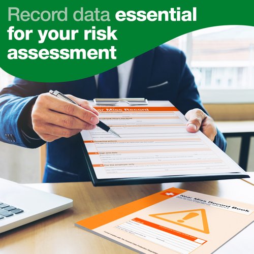 Near Miss Record Book Holder with Free Near Miss Book