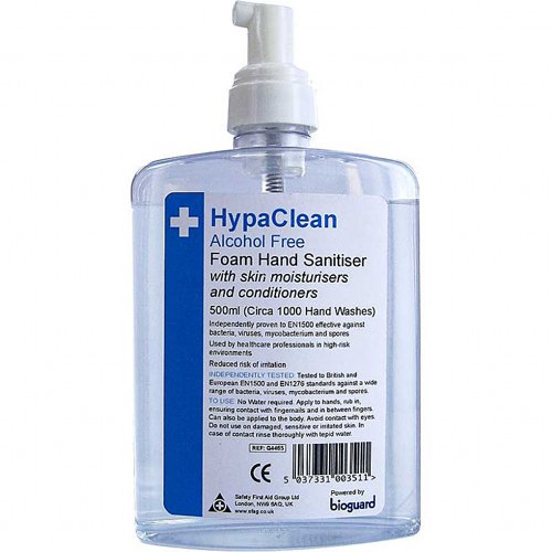 HypaClean Foam Hand Sanitiser 500ml