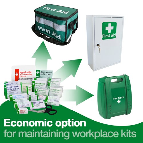 Workplace First Aid Kit Refill British Standard Compliant (Small)