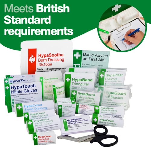 Workplace First Aid Kit Refill British Standard Compliant (Small)