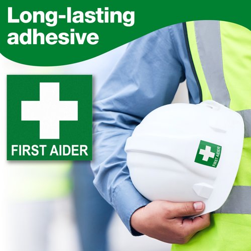 First Aider Helmet Sticker 5 x 5 cm