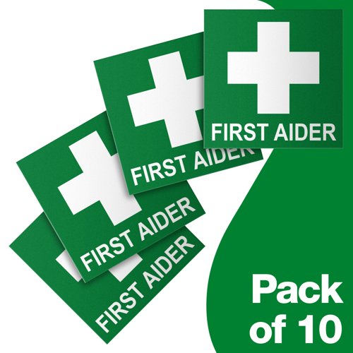 First Aider Helmet Sticker 5 x 5 cm