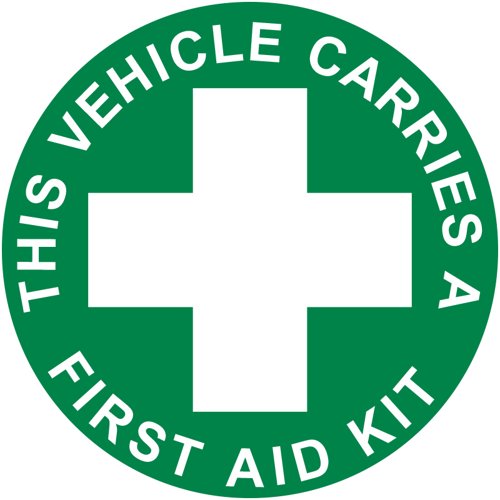 Vehicle Windscreen Sticker 10.5cm Diameter