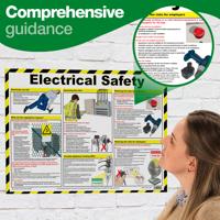 Electrical Safety Laminated Guidance Poster A2 - A623