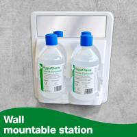 HypaClens Eyewash Station With 2 x HypaClens Eyewash Bottles 500ml - E458
