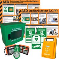 Mindray C1A Fully Automatic AED Bundle with Cabinet