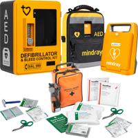 Mindray C1A AED Bundle with HypaGuard Outdoor Cabinet