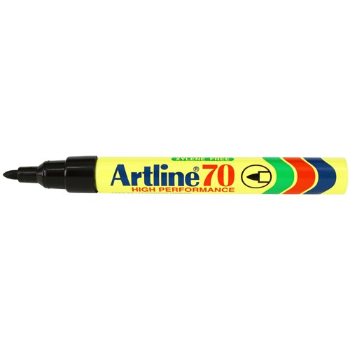 Artline Permanent Marker 70 Bullet Tip Black