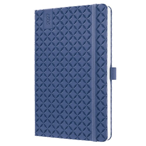 Jolie Weekly planner 2027 A5 13.50x20.30x1.60cm Indigo Blue blue hardcover 1 year 174 p. 80 gsm FSC-certified.